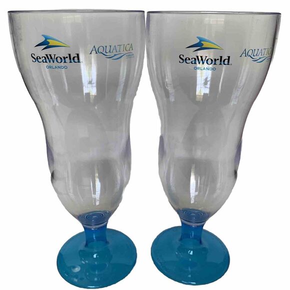 2 SeaWorld Orlando 2022 Passholder Souvenir Cup 42 Oz Aquatica Memorabilia New - Picture 1 of 7